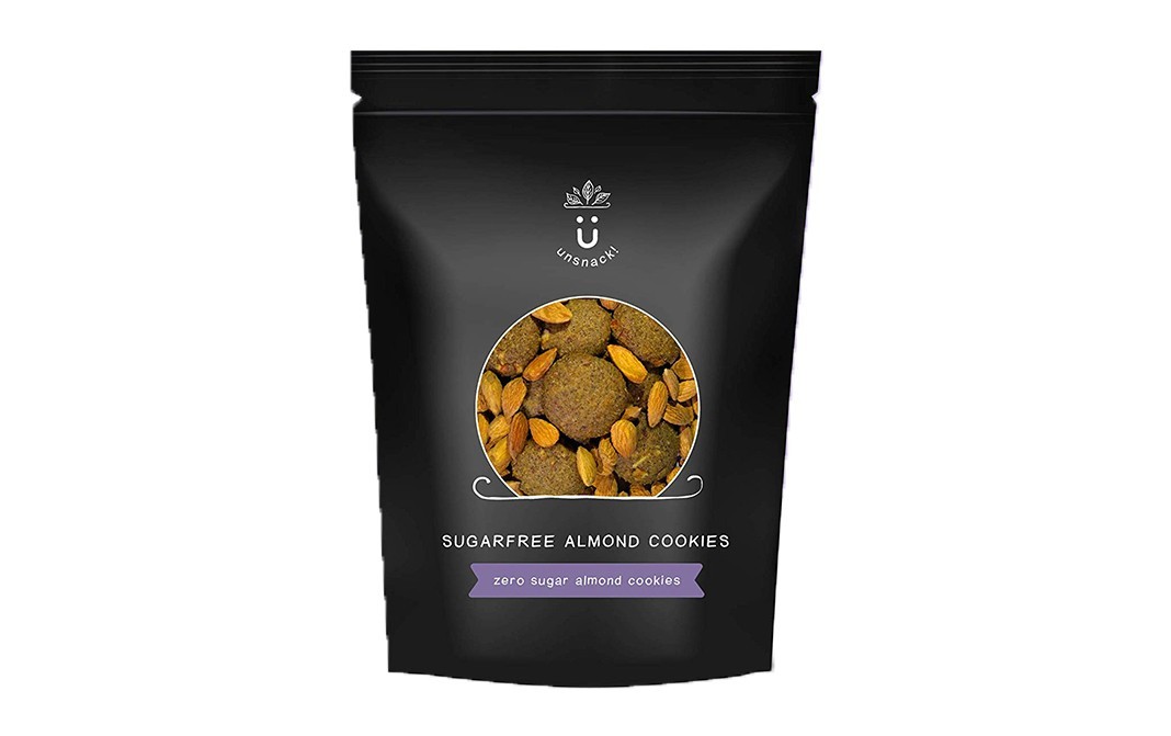 Unsnack Sugarfree Almond Cookies    Pack  400 grams